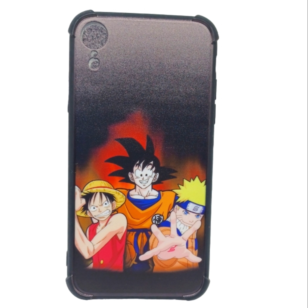 iPhone XR Cute Anime Comic Black Case 6.1' in NWT